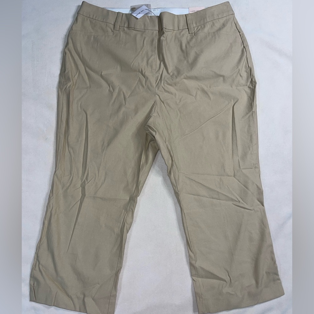 Lane Bryant Women's Tan Capris